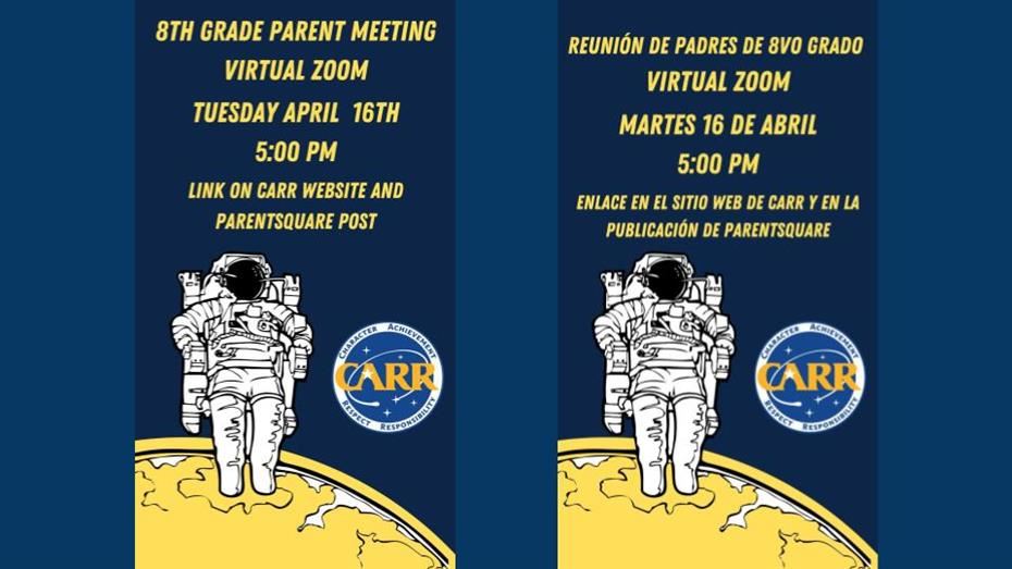  8th Grade Meeting